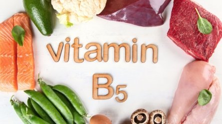 An image showing foods rich in vitamin B5, also known as pantothenic acid.